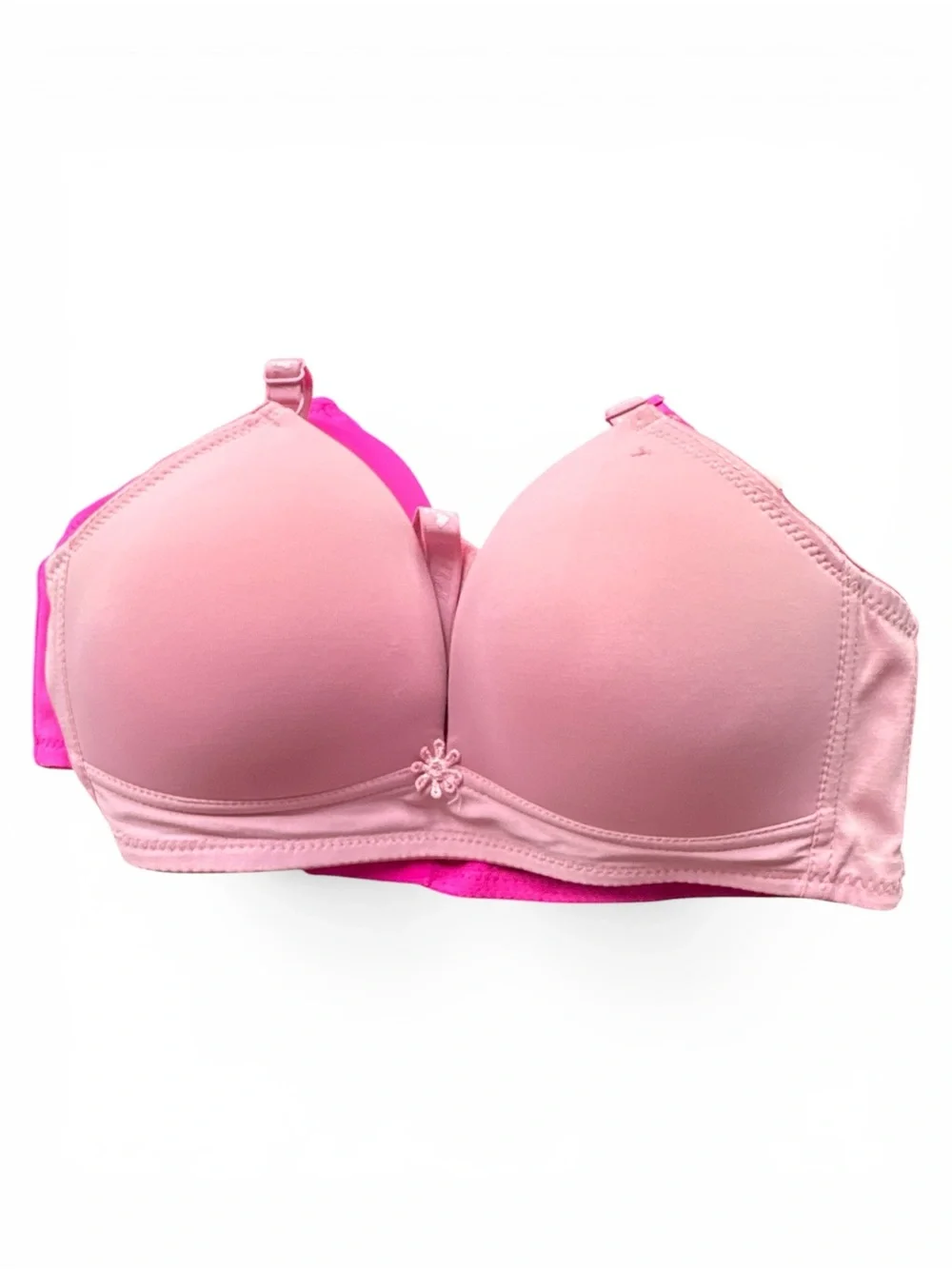 NWT Pink Lover 5 Pack Bras: Lt. Blue, Navy, Lt. Pink, Hot Pink, Black 36C